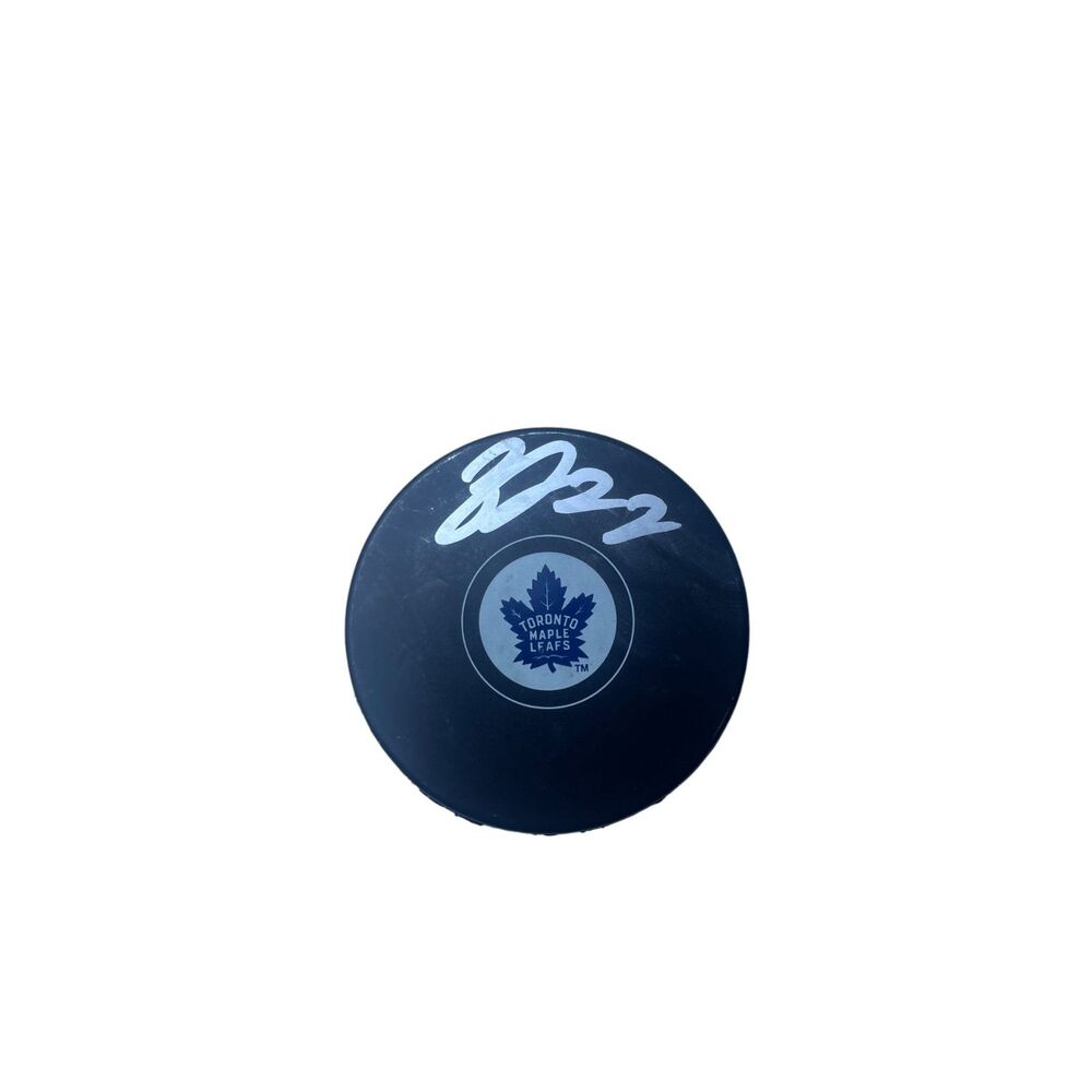 Nikita Zaitsev Autographed Toronto Maple Leafs Official NHL Puck – JSA Certified